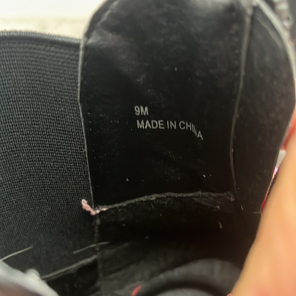MADDEN GIRL KAMORA BLACK PLATFORM BOOTIES 9 - Picture 5 of 15